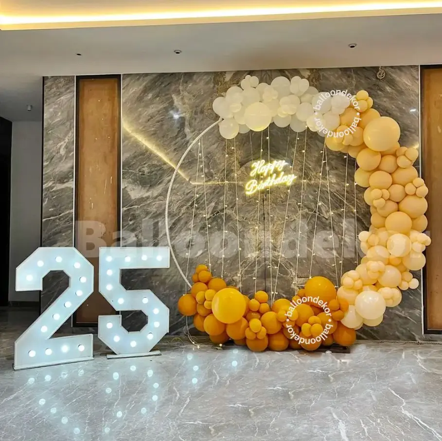Pastel Ring Balloon Setup