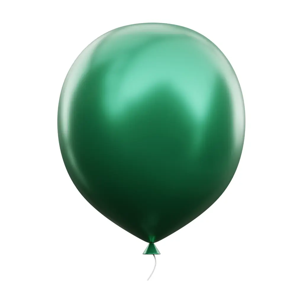 Dark Green Balloons