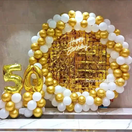 White and Golden Decoration
