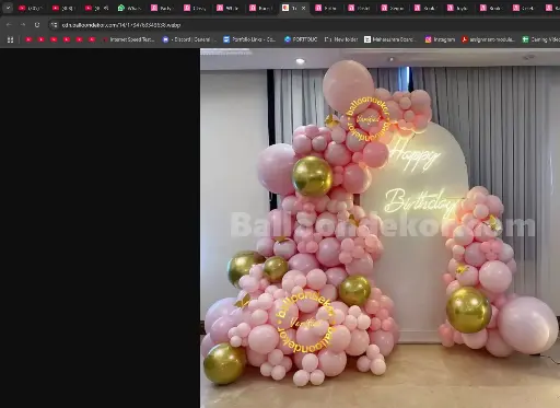 Customized Panel Birthday Setup